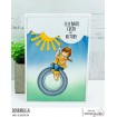 tiny townie TIRE SWING rubber stamp